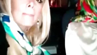 Iranian Woman Crashes Into Car While Singing In Selfie Video