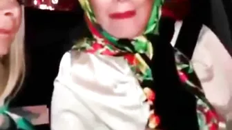 Iranian Woman Crashes Into Car While Singing In Selfie Video