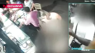 Video Surveillance Shows An Australian Woman Being Followed Into A Kebab Shop