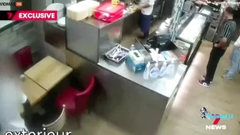 Video Surveillance Shows An Australian Woman Being Followed Into A Kebab Shop