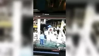 Man Hits School Walker