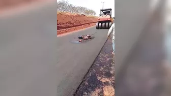 Man Crushed By Asphalt Planer