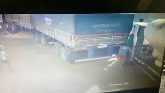 Man Run Over By Truck