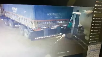 Man Run Over By Truck 