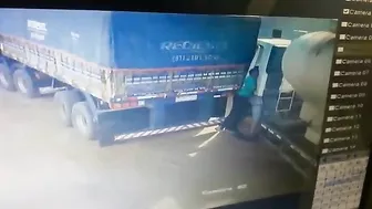 Man Run Over By Truck 