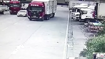 Man Crushed By Two Trucks