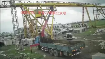 Man Electrocuted By Wires And Falls From Crane