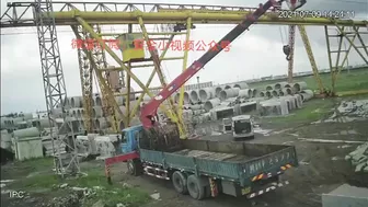 Man Electrocuted By Wires And Falls From Crane