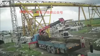 Man Electrocuted By Wires And Falls From Crane