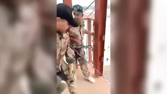 Military Training Goes Wrong And Guy Ends Up In The Hospital.