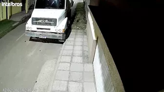 Motorcyclist Rams Parked Truck