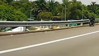 Malaysian Motorcyclist Suffers Serious Accident