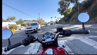 Motorcyclist's Helmet Camera Captures Horrific Accident