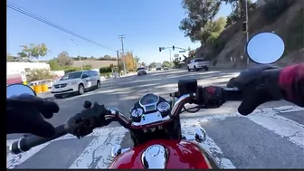 Motorcyclist's Helmet Camera Captures Horrific Accident