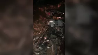 Motorcyclist Suffers Broken Leg After Accident