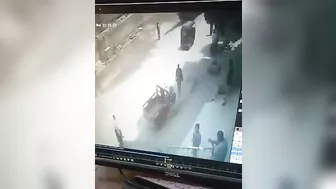 Pedestrian Crushed By Excavator