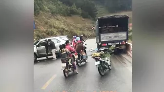 People Were Being Crushed By Truck After Truck.