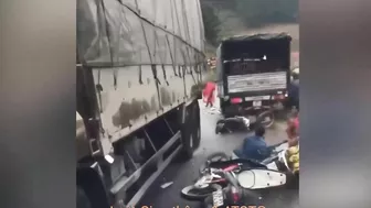 People Were Being Crushed By Truck After Truck.