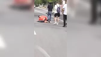 Poor Woman Shocked To See What Cement Truck Did To Her