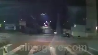 Drunk Cyclist Ran A Red Light And Crashed Into A Toyota Pickup Truck