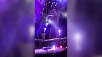 Horrifying Circus Acrobat Falls 20ft During Performance