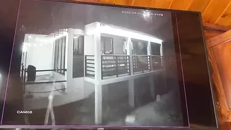 Surveillance Camera Captured The Thief Falling From The Second Floor