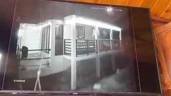 Surveillance Camera Captured The Thief Falling From The Second Floor