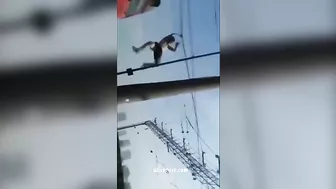 Tai Shan Was Electrocuted On The Railway. Russia