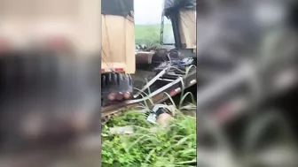 Ten Killed In Bus And Trailer Accident