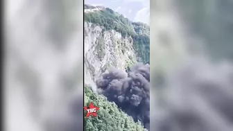 Terrifying Moment Rescue Helicopter Crashes And Explodes