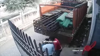 The Motorcyclist Crashed Into The Back Of A Truck.