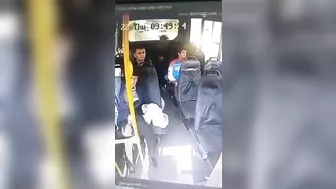 The Truck Hit The Back Of The Bus.