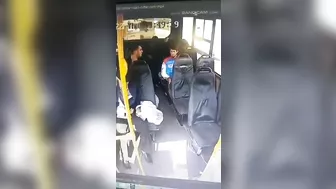 The Truck Hit The Back Of The Bus.