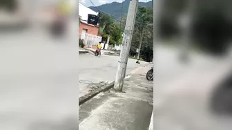 Man Electrocuted While Speeding On Motorcycle