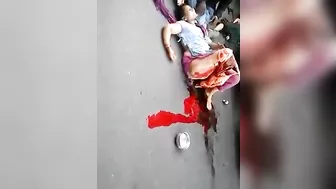 Family Crushed By Truck Wheels