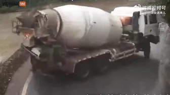 Tokyo Drift Is No Match For This Cement Truck Driver - Video