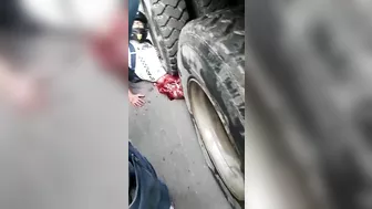Tragic Accident: Motorcyclist Cut In Half