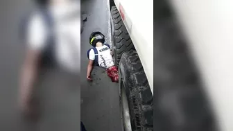 Tragic Accident: Motorcyclist Cut In Half