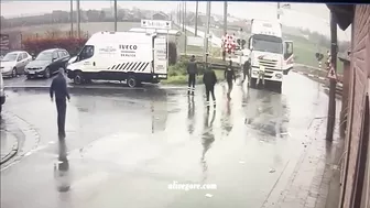 Train Hits Truck Stuck At Ardooie Level Crossing
