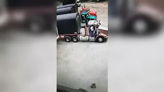 Truck Driver Falls To Death