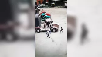 Truck Driver Falls To Death