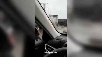 Truck Rollover Accident. New York City, USA
