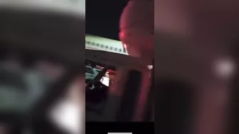 Truck Carrying Plane Body Hits Pedestrian Bridge