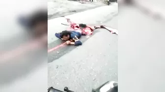 An Accident Left Two People Dead And A Body Torn In Half