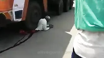 When A Person Survives Under The Wheels Of A Truck