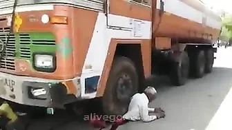 When A Person Survives Under The Wheels Of A Truck