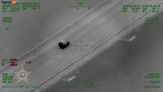 Wild Footage From Police Helicopter Shows Suspect In One Car Crash