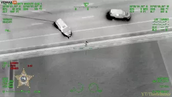 Wild Footage From Police Helicopter Shows Suspect In One Car Crash
