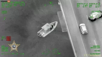 Wild Footage From Police Helicopter Shows Suspect In One Car Crash