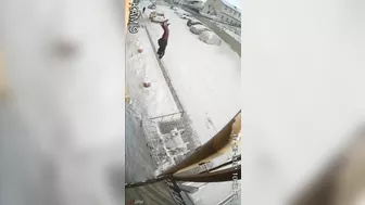 Russian Woman Falls From Balcony